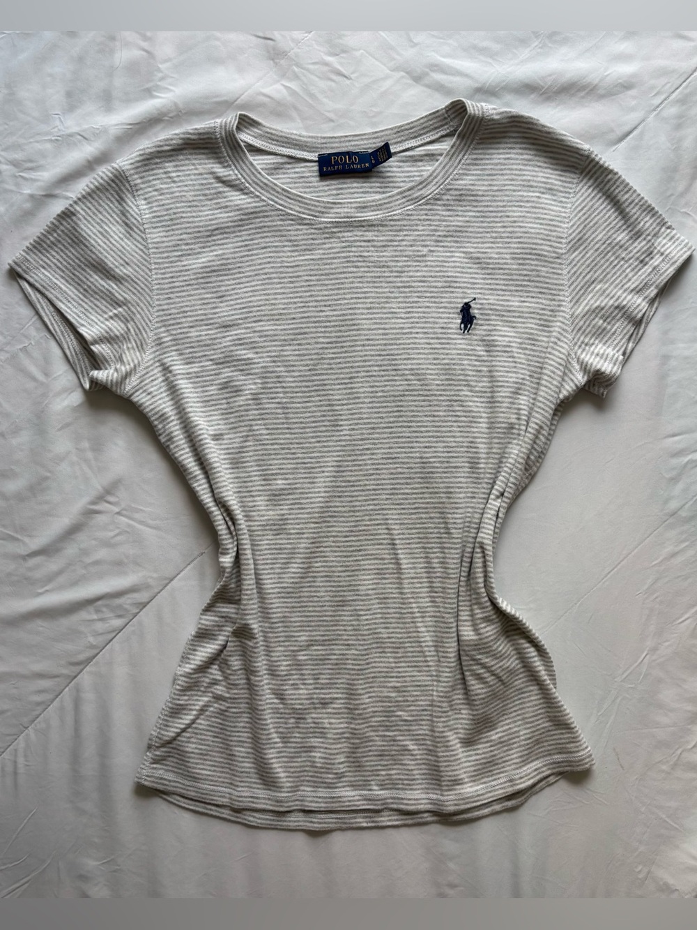 vintage ralph lauren striped baby tee